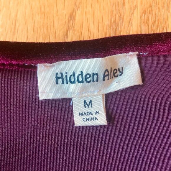 Hidden Alley Velveteen Short Sleeve Top - Picture 3 of 8
